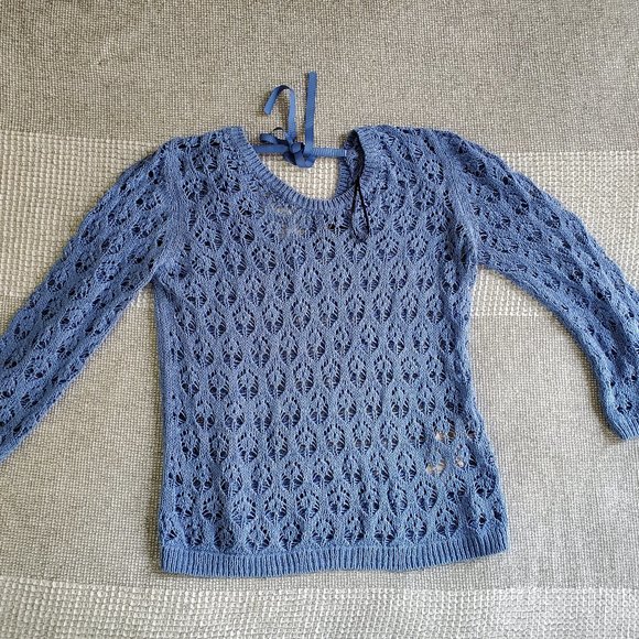 Massimo dutti light blue knit sweater - Picture 4 of 4